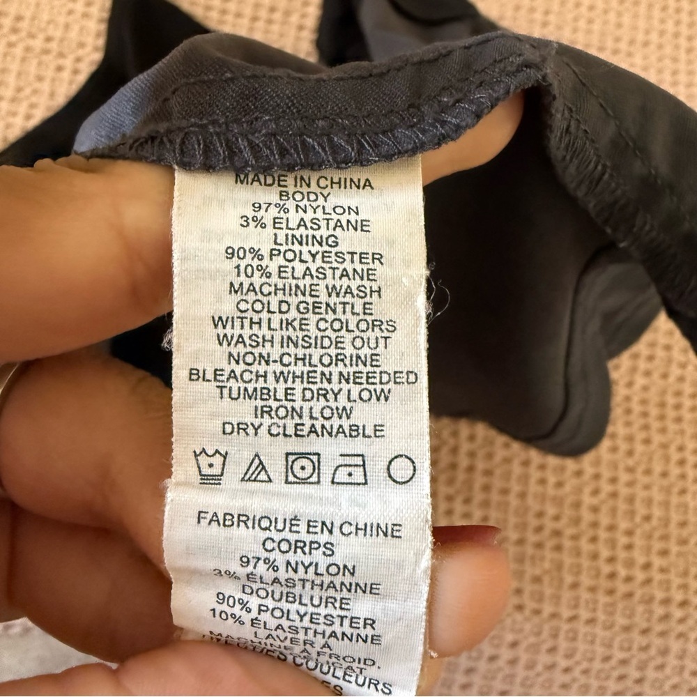 prAna Halle Skort Women’s 8 Moonrock Gray Stretch Hiking Skirt - Picture 8 of 11